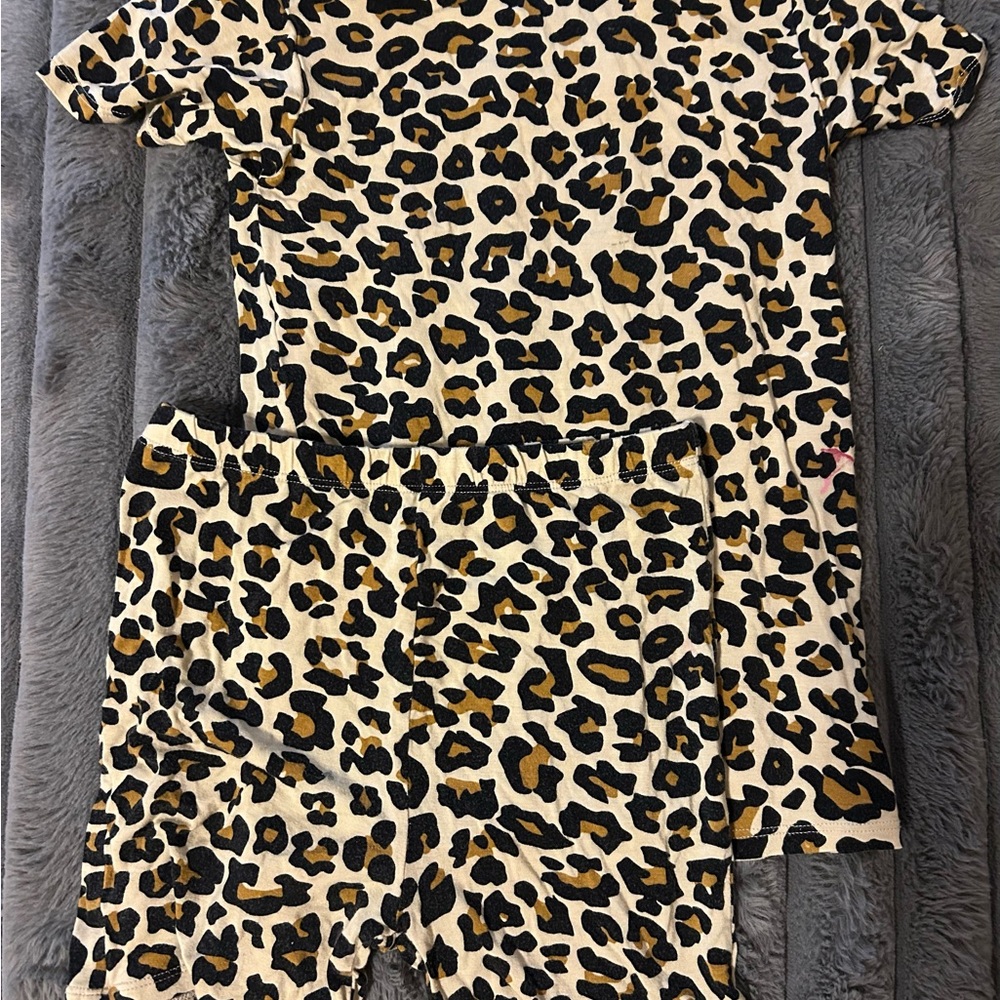 Leopard Print Pajama Set
